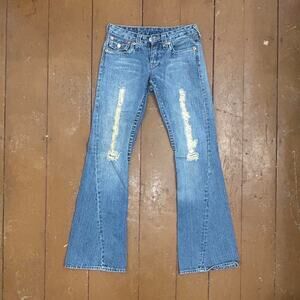 Y2K VINTAGE True Religion low-rise flare jeans